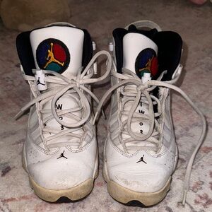 air jordan jordan 6 rings paint splatter